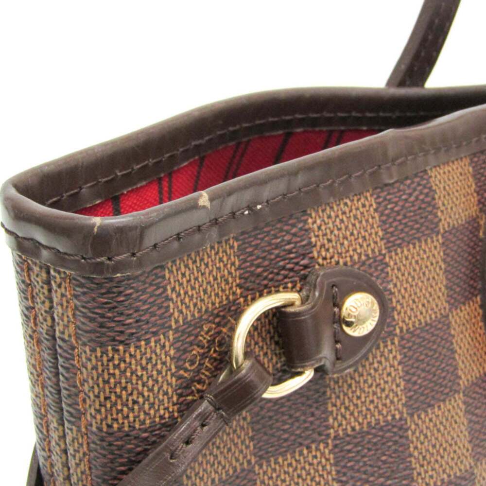LOUIS VUITTON Brown Damier Neverfull PM Tote Bag - Picture 6 of 13